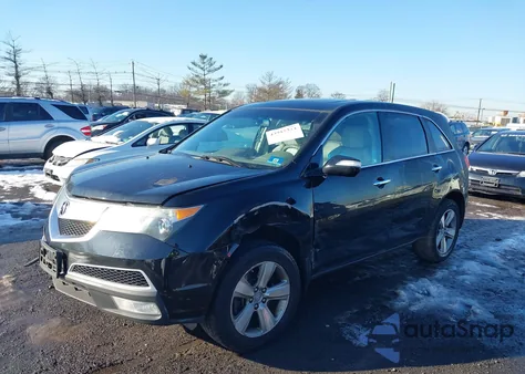 2011 Acura Mdx Technology Package from USA, damaged, VIN 2HNYD2H62BH534296